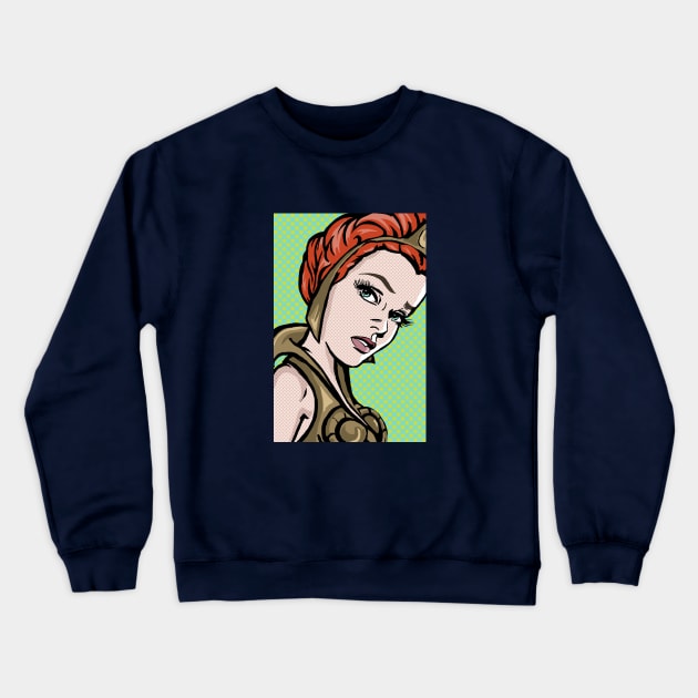 Teela Lichtenstein Crewneck Sweatshirt by FanboyMuseum